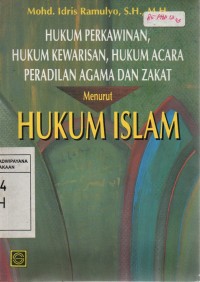 Image of Hukum Perkawinan, Hukum Kewarisan, Hukum Acara Peradilan Agama, Dan Zakat Menurut Hukum Islam