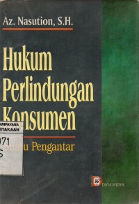 Image of Hukum Perlindungan Konsumen : Suatu Pengantar