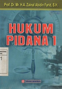 Image of Hukum Pidana 1