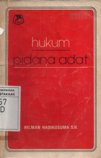Image of Hukum Pidana Adat