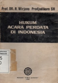 Image of Hukum Acara Perdata di Indonesia