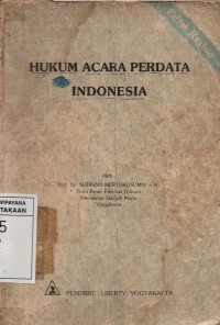 Image of Hukum Acara Perdata Indonesia