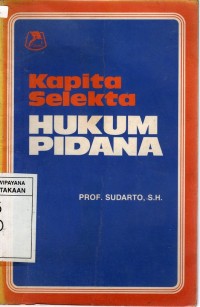 Image of KAPITA SELEKTA HUKUM PIDANA