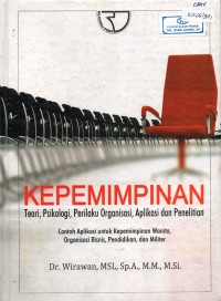 Image of Kepemimpinan: Teori, Psikologi, Perilaku Organisasi, Aplikasi dan Penelitian