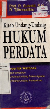 Image of Kitab Undang-Undang Hukum Perdata