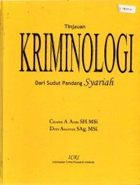 Image of Kriminologi dari Sudut Pandang Syariah