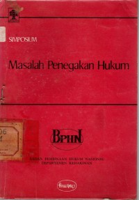Image of SIMPOSIUM MASALAH PENEGAKAN HUKUM