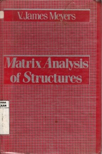 Image of MATRIX ANALYSIS OF STRUCTURES