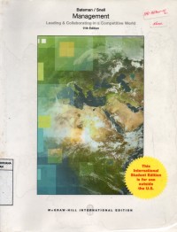 Image of Management : Leading & Collaborating In A Competitive World