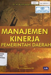 Image of Manajemen Kinerja Pemerintah Daerah