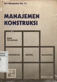 Image of Manajemen Konstruksi