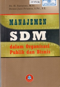 Image of Manajemen SDM dalam Organisasi Publik dan Bisnis