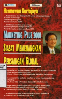 Image of Siasat Memenangkan Persaingan Global : Marketing Plus 2000