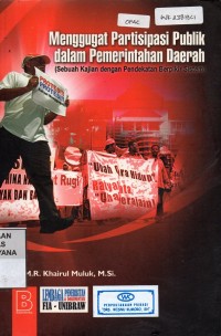Image of Menggugat Partisipasi Publik dalam Pemerintahan Daerah; Sebuah Kajian dengan Pendekatan Berpikir Sistem