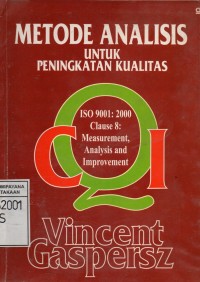 Image of Metode Analisis Untuk Peningkatan Kualitas