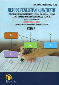 Image of Metode Penelitian Kuantitatif : Langkah-Langkah Menyusun Skripsi, Tesis atau Disertasi Menggunakan Teknik Analisis Jalur (Path Analysis)