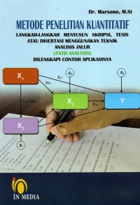Image of Metode Penelitian Kuantitatif : Langkah-Langkah Menyusun Skripsi, Tesis atau Disertasi Menggunakan Teknik Analisis Jalur (Path Analysis)