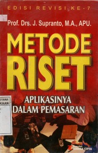 Image of Metode Riset : Aplikasi Dalam Pemasaran