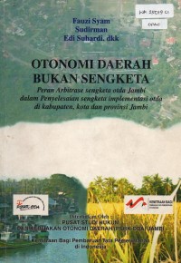 Image of Otonomi Daerah Bukan Sengketa