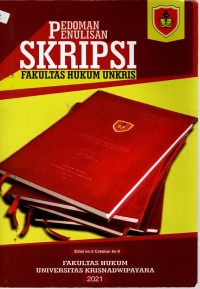 Image of PEDOMAN PENULISAN SKRIPSI FH