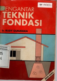 Image of PENGANTAR TEKNIK FONDASI