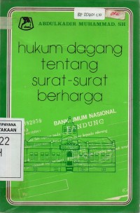Image of Hukum Dagang Tentang Surat-surat Berharga