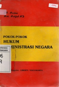 Image of Pokok-pokok Hukum Administrasi Negara Cet. 1