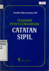 Image of Pedoman Penyelenggaraan Catatan Sipil