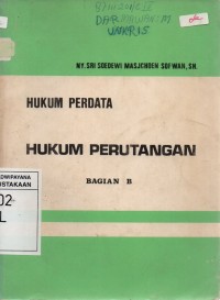 Image of Hukum Perutangan (Bagian B)