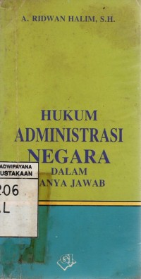 Image of Hukum Administrasi Negara Dalam Tanya Jawab