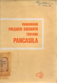 Image of Pandangan Presiden Soeharto Tentang Pancasila