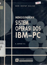 Image of Menggunakan Sistem Operasi DOS IBM-PC