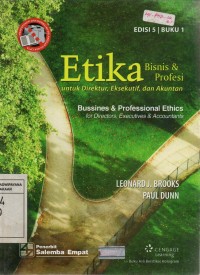 Image of Etika Bisnis & Profesi, untuk Direktur, Eksekutif, dan Akuntan