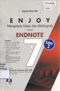 Image of Enjoy Mengelola Sitasi dan Bibliografi dengan EndNote X7