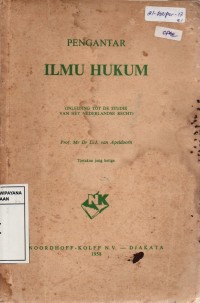 Image of Pengantar Ilmu Hukum