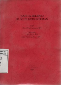 Image of Kapita Selekta Hukum Kedokteran