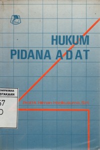 Image of Hukum Pidana Adat