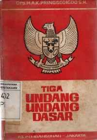 Image of Tiga Undang-undang Dasar