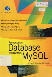Image of Pemrograman Database Menggunakan MySQL