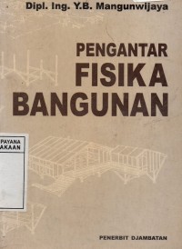 Image of Pengantar Fisika Bangunan