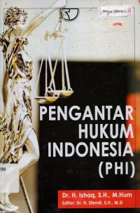 Image of Pengantar Hukum Indonesia (PHI)