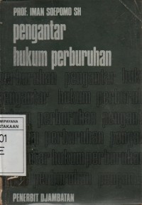 Image of PENGANTAR HUKUM PERBURUHAN cet.7