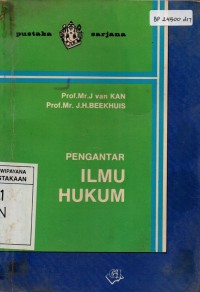 Image of Pengantar Ilmu Hukum