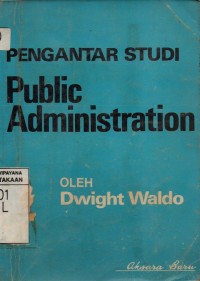 Image of Pengantar Studi Public Administration