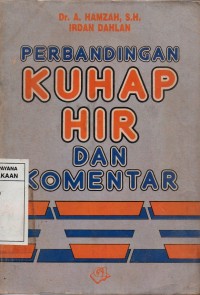 Image of Perbandingan KUHAP HIR dan Komentar