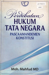 Image of Perdebatan Hukum Tata Negara; Pascaamandemen Konstitusi