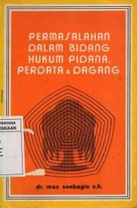 Image of Permasalahan Dalam Bidang Hukum Pidana, Perdata & Dagang