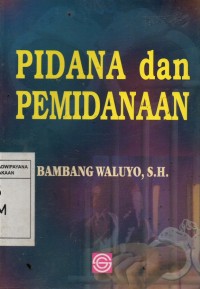 Image of Pidana dan Pemidanaan