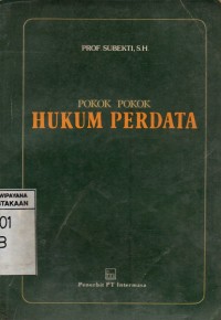 Image of Pokok-Pokok Hukum Perdata