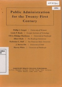 Image of Public Administration for the Twenty-First Century